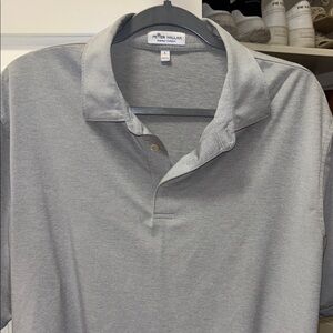 Peter Millar Gray Classic Polo - Never worn